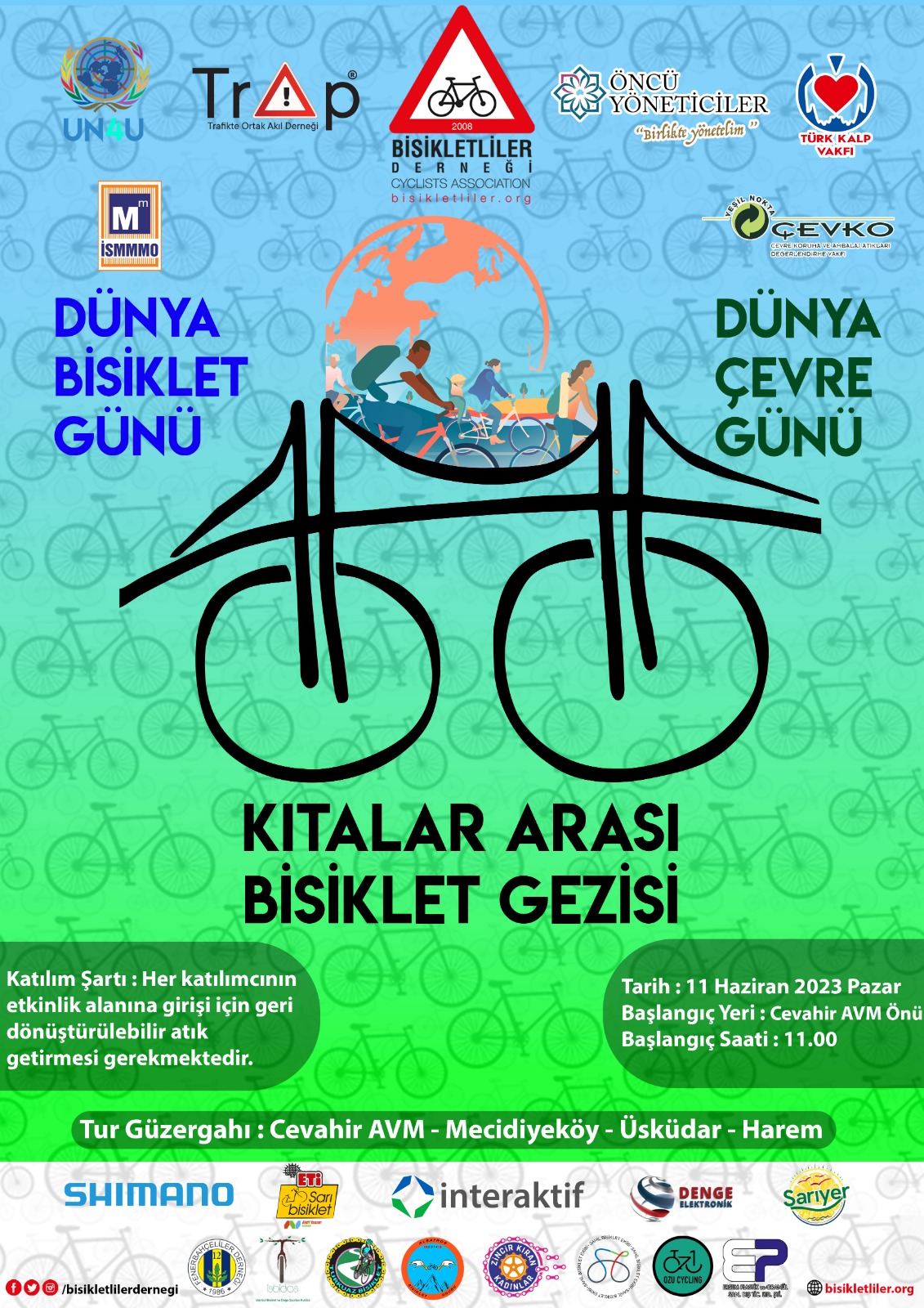 Read more about the article Dünya Çevre Günü ve Dünya Bisiklet Günü Etkinliği